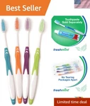 Variety Pack 144 Soft Toothbrushes With Large Grip For Family Charity Use. Fixed Price $53.09.