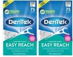Dentek Easy Complete Clean Reach Picks 2 Pack 75 Count Dental Flosser. Fixed Price $11.97.