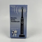 Bymore Black Electric Toothbrush Rechargeable Sonic With *7 Sealed Heads. Fixed Price $14.99.