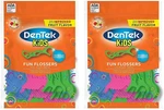 Dentek Kids Fun Flossers Wild Fruit 75-COUNT Picks 2-PACK. Fixed Price $11.33.