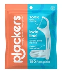 Dental Floss Picks With Case Mint Flavor 150 Count Disposable Plackers Twin Line. Fixed Price $6.52.