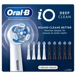 Oral-b Io Deep Clean Replacement Toothbrush Heads, 9-COUNT, Soft Bristles. Fixed Price $110.19.