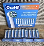 10 Oral-b Crossaction X Replacement Toothbrush Heads Genuine Factory Sealed. Fixed Price $17.95.