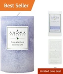 Handmade Lavender Essential Oil Candle Allergy & Eco-friendly 11OZ. Fixed Price $24.04.