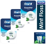 3 Oral B Essential Mint Floss Waxed 50M Dental Healthy Gum. Fixed Price $9.67.