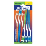 Dr. Fresh Adult Manual Toothbrush With Tongue Scraper Head, Firm, 6 Count. Fixed Price $20.00.