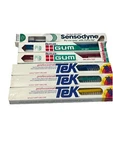 Toothbrush Lot Gum Tek Sensodine Nos Dental Hygiene 6 Pc Vintage. Fixed Price $29.99.