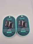 Lot Of 2 Quip Ultra Easyclick Pod Sonic Electric Toothbrush Heads Pack. Fixed Price $25.36.