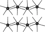Pack Side Brushes For Roborock Q5 S8 Maxv Ultra Pro Q8 Revo. Fixed Price $21.17.