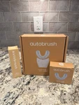 Autobrush Rechargeable Sonic Electric Toothbrush White Nylon Bristles Timer. Fixed Price $79.99.