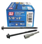 GRIP-RITE5/16 In. Dual Drive Washer Head Structural Screws 50 Per Box. Fixed Price $28.00.