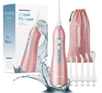 Aquasonic Water Flosser Cordless Rechargeable For Teeth Clean Rose Gold. Fixed Price $30.00.