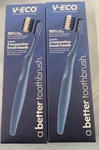 Lot Of 2-V-ECO Toothbrushes & Replacement Heads Convenient Storage Box ES196. Fixed Price $13.87.