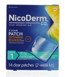 Nicoderm Cq Nicotine Patch Step 21MG 14CT Exp 1/28+ Free Shipping. Fixed Price $32.95.
