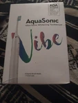 Aquasonic Ultra Whitening Toothbrush Electric 8 Heads 1 Travel Case Vibe. Fixed Price $21.99.