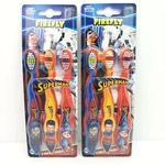 Firefly Dc Comics Superman Superhero Kids Boys Soft Toothbrushes 3 Pack Lot 2. Fixed Price $10.34.