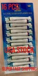 Qty. 16 Aster Replacement Toothbrush Heads Pack Compatible With Oral-b Braun. Fixed Price $8.95.
