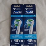 2 Oral-b Precision Clean X-shaped Bristles Toothbrush Replacement Heads 3-PACK. Fixed Price $19.00.