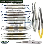 Dental Implant Tunneling Procedure Kit Gum Grafting Tissue Surgery Instruments. Fixed Price $114.99.