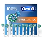 Oral-b Crossaction X Rotating Toothbrush Replacement Heads White 10 Pack. Fixed Price $22.99.