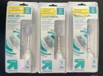 Up & Sonic Effects Replacement Brush Heads 3PK New Total Of 9. Fixed Price $29.00.