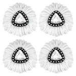Qulable 4 Pack Easywring Spin Mop Refill Replacement Heads - Microfiber, Comp.... Fixed Price $26.37.