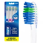 Oral-b Soft Bristles Indicator Contour Clean Toothbrush Extra Value Pack 4 Count. Fixed Price $17.52.
