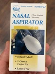 Cara 22 Infant & Adult Nasal Aspirator Year Limited Warranty Latex Free 1 Oz. Fixed Price $10.00.