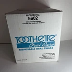 Sage Toothette Oral Swabs 250 Count Pink Foam Untreated Disposable New Box Case. Fixed Price $34.95.