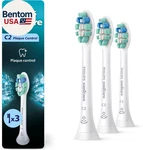 C2 Plaque Control - Genuine Replacement Electric Toothbrush Heads, White, 3 Pack. Fixed Price $53.67.
