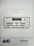 Ddi Portable Transmission Test Set Model Tts 100-P Service Manual. Fixed Price $25.00.