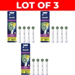 Lot Of 3 Oral-b Cross Action EB50-4 Replacement Brush Heads Packs Total 12. Fixed Price $34.94.