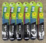 6 Reach Crystal Clean Medium Bristlestoothbrushes - Free Shipping. Fixed Price $12.99.
