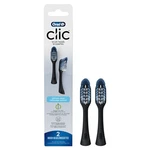 Oral-b Clic Toothbrush Replacement Heads Black (pack Of 2). Fixed Price $13.00.