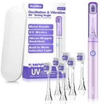 Metal Electric Toothbrush With Uv Mode, Vibration Count (pack Of 1), Rose. Fixed Price $19.99.