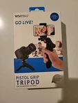 Vivitar Pistol Grip Tripod For Smart Phones Cameras Go Live Free Shipping. Fixed Price $13.50.