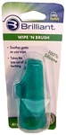 Baby Buddy Wipe Silicone Toothbrush W/ Tissues Green 4+MO Bpa Free. Fixed Price $6.90.