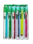 6 Pk Gum 409 Classic Compact (4 Rows) Brushes Soft Toothbrush With Rubber Tip. Fixed Price $16.99.