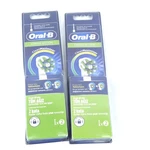 2PACK Oral-b Cross Action Clean Maximiser Toothbrush 8 Heads Total, White. Fixed Price $15.00.