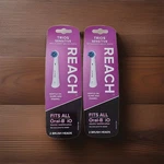 4 Brush Heads- Reach Trios Sensitive Soft Bristle For Oral- 2 Pack. Fixed Price $15.99.