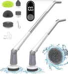 Electric Spin Scrubber, Shower With Digital Display 5 Brush Heads Clean. Fixed Price $39.99.