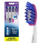 Oral-b Pro-flex Stain Eraser Soft Bristles Toothbrushes Whitening Clean 4 Count. Fixed Price $12.15.