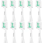 Ofashu Electric Toothbrush Replacement Heads For 10 Count (pack 1), White. Fixed Price $17.24.