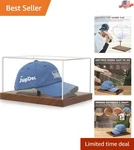 Stylish Tabletop Hat Display Case With Uv Protection - Preserve Your Collection. Fixed Price $55.79.