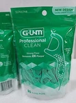 Sunstar Gum Professional Clean Flosser Picks - Fresh Mint, 90,(2 Pack). Fixed Price $14.50.