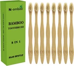 N-amboo Bamboo Toothbrush Boar Bristles 100% Biodegradable And Natural 8 Pieces. Fixed Price $29.34.