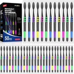 50 Pcs Premium Individually Wrapped Bulk Pack, Disposable Toothbrushe. Fixed Price $15.52.