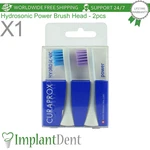 Dental Hydrosonic Power Brush Heads 2PCS Gentle Plaque Removal Curaprox. Fixed Price $51.00.