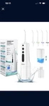 Insmart YXY-802 Cordless Rechargeable Flosser, Waterproof, White. Fixed Price $30.00.