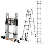 Dezex Telescoping Ladder 16.5FT Frame Stainless Steel 330LBS. Fixed Price $259.99.
